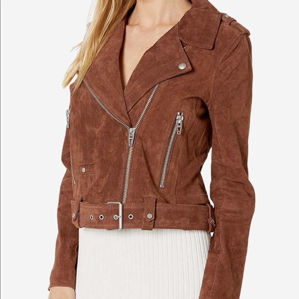 Blank NYC suede jacket brown - Picture 4 of 9